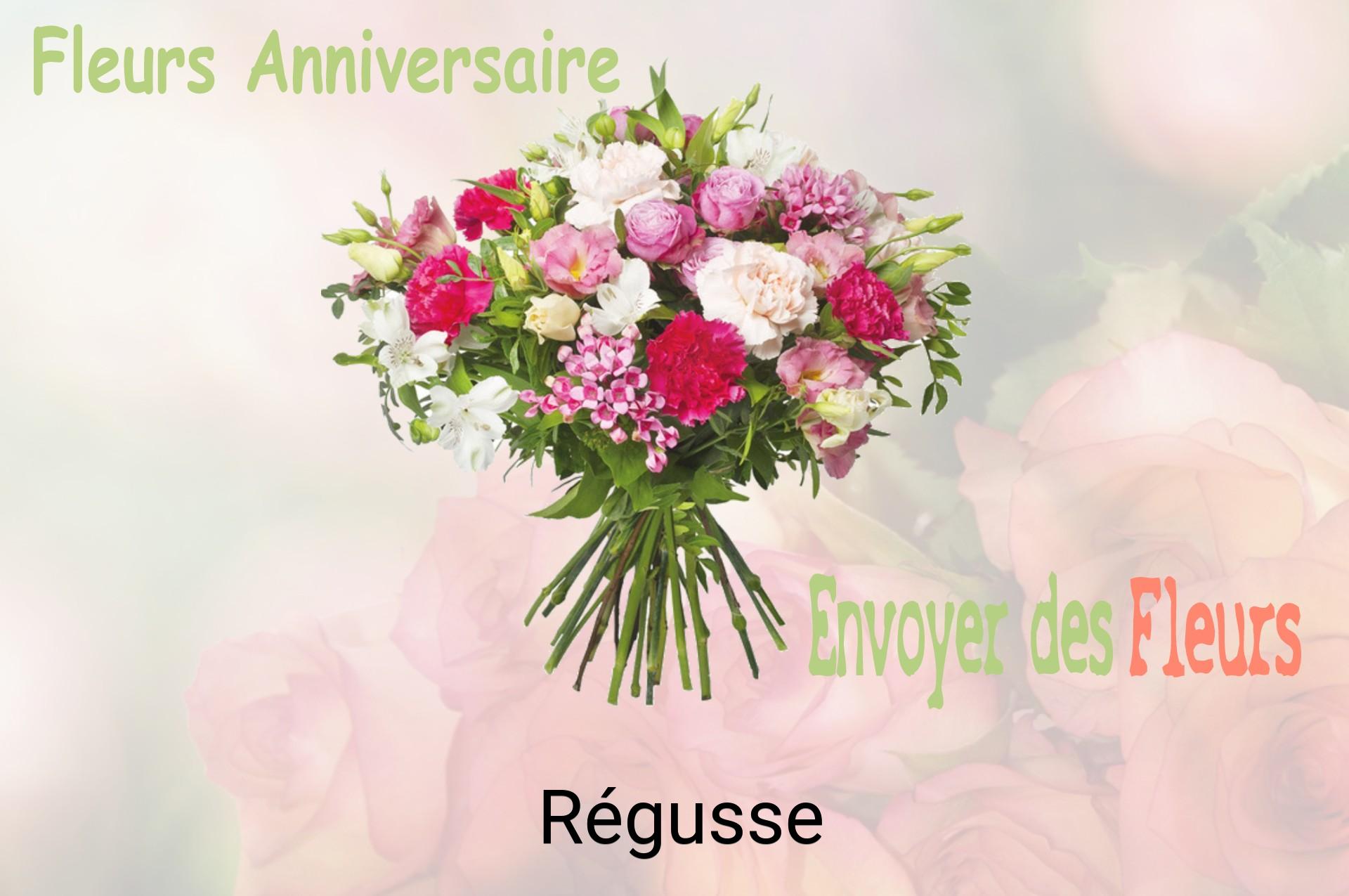 Bouquet de fleurs d’anniversaire livré à Régusse