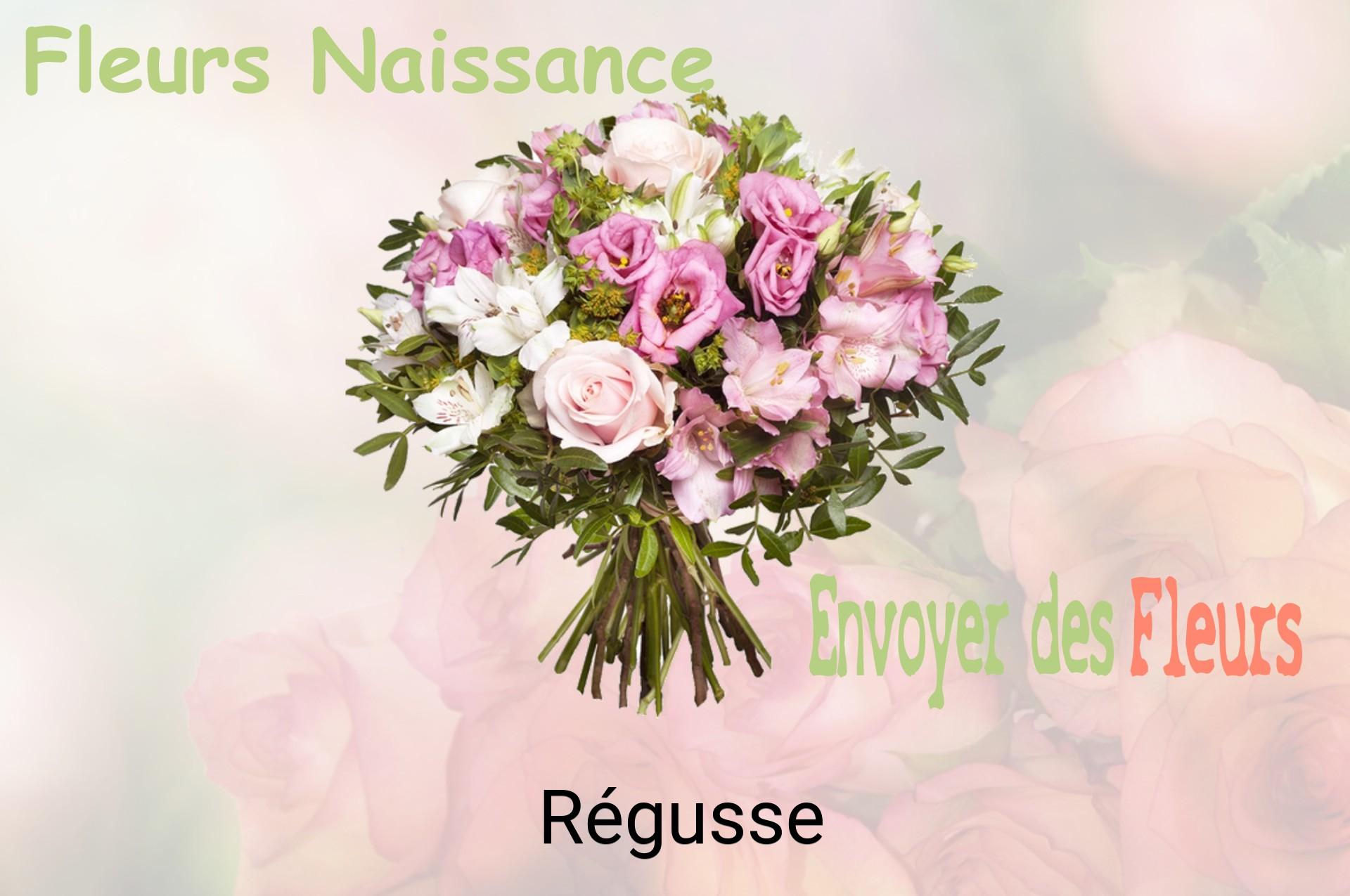 Bouquet de fleurs de naissance livré à Régusse